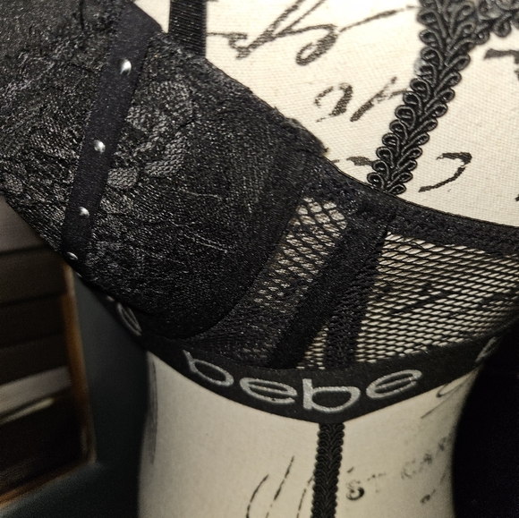 Bebe Womans Black Bra Size 36D - Picture 7 of 12